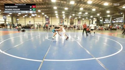 100 lbs Consi Of 16 #2 - Tavin Shaffer, NY vs Ricardo Poolaw, NM