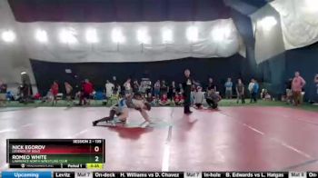 135 lbs Cons. Round 1 - Nick Egorov, Legends Of Gold vs Romeo White, Lawrence North Wrestling Club