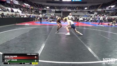 7A 150 lbs Cons. Round 2 - Wyatt Cruze, Foley vs Jesse Palmer, Oak Mountain