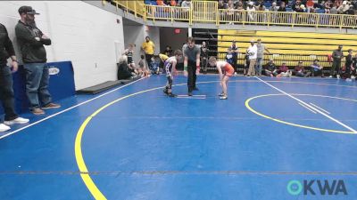 58 lbs Semifinal - Porter Flanery, Cowboy Wrestling Club vs Creed Long, Chickasha Youth Wrestling