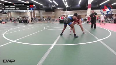 190 lbs Quarterfinal - Ricky Ibarra, Crutchmer Wrestling vs Aadyn Simon Neal, Mission Wrestling Club