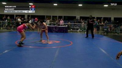 124 lbs Consi Of 8 #2 - Noelani Lutz, NV vs Rain Scott, IL