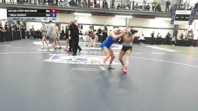 126 lbs Round Of 16 - Jaylee Itzip-Escobar, Bellport vs Sela Rozov, Blair