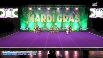 Zachary Cheer Athletics - Lady Red [2026 L3 Senior - D2 Day 1] 2026 Mardi Gras Grand Nationals