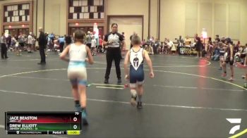 70 lbs Semis & 1st Wrestleback (8 Team) - Drew Elliott, Armory Athletics vs Jace Beaston, Ares