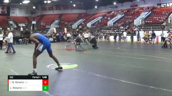 160 lbs 7th Place Match - Noah Strantz, Legends Of Gold vs Lawrence Rosario, South Dade / Gladiator WC