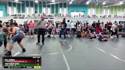 Round 3 - Taj Jones, FL Scorpions Wrestling Club vs Matthew Diaz, Eagle Empire