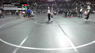 41 lbs Consi Of 4 - Brodi Bedelyon, Cinnaminson vs Sebastian Melendez, Scotch Plains-Fanwood