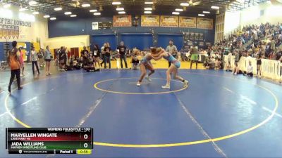 130 lbs Cons. Round 4 - Maryellen Wingate, Lake Mary HS vs Jada Williams, Mayhem Wrestling Club