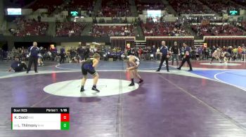 106 lbs Cons. Round 2 - Lane Thilmony, Blue Hawk Wrestling vs Kylan Dodd, Rustler Wrestling Club