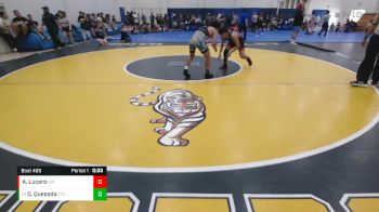 126 lbs Cons. Round 2 - Dominic Quesada, CYC vs Andrew Lucero, Kaitoa WC