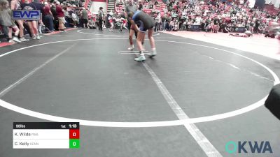 98 lbs Semifinal - Kendalynn Wilde, Perry Wrestling Academy vs Chloe Kelly, Hennessey Takedown Club