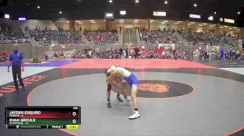 122 lbs Round 3 (4 Team) - Jayden Esquiro, Madras vs Evan Groulx, Scappoose