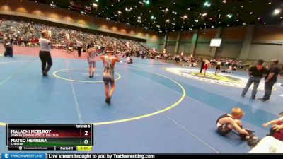 91-96 lbs Round 5 - Malachi McElroy, Spanish Springs Wrestling Club vs Mateo Herrera, Chester