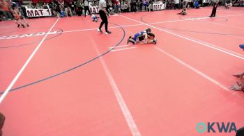 46 lbs Round Of 32 - Garrett Doyle, Cowboy Wrestling Club vs Kolsen Rathgeber, Chaparral Kids Wrestling Club