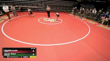 4A 115 lbs 5th Place Match - Kinley Seale, Ridgeline vs Taileigh Lujan, Uintah