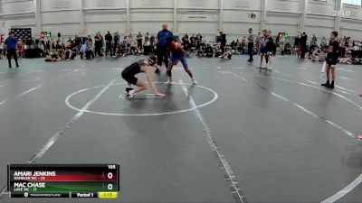 105 lbs Round 7 (10 Team) - Mac Chase, Lake WC vs Amari Jenkins, Rambler WC