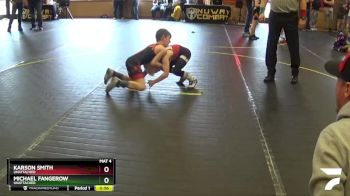60 lbs 1st Place Match - Michael Fangerow, Unattached vs Karson Smith, Unattached