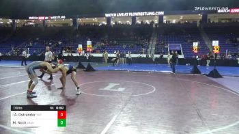 170 lbs Quarterfinal - Anthony Ostrander, Triton vs Max Nock, Cranford