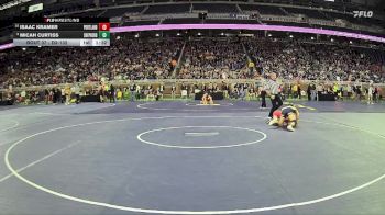 D3-132 lbs Champ. Round 1 - Micah Curtiss, Shepherd HS vs Isaac Kramer, Portland