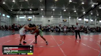 285 lbs Round 1 (4 Team) - Jairo Hernandez, Ohio Titan vs Michael Witcher, Osprey WC