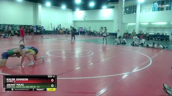 150 lbs Round 2 (6 Team) - Kaleb Johnson, SD Red vs Grant Maas, Nebraska Green Machine (Dev B)