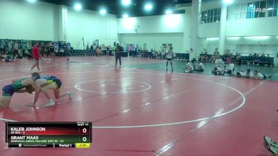 150 lbs Round 2 (6 Team) - Kaleb Johnson, SD Red vs Grant Maas, Nebraska Green Machine (Dev B)