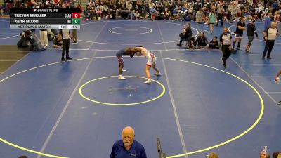 175 lbs 1st Place Match - Trevor Mueller, Clarence vs Keith Mixon, North Tonawanda