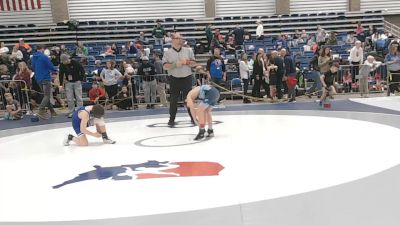 77 lbs Champ. Rd Of 16 - Gavin Yunker, Carmel USA Wrestling Club vs Brooks Bialo, Bad Karma Wrestling Club