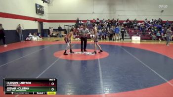 113 lbs Round 3 - Hudson Hartzog, Alexandria HS vs Josiah Holliday, West End High School