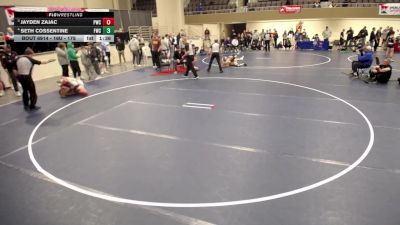 16U - 175 lbs 1st Place Match - Seth Cossentine, Frontier Wrestling Club vs Jayden Zajac, Pierz Wrestling Club