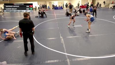 14U - 126 lbs 3rd Place Match - Aaron Bailey, Eagan MatCats vs Mathias Liepold, Flat Earth Wrestling Club