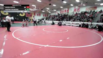 105 lbs Semifinal - Alethia Tolentino, Coastal Academy vs Nohea Booth, Marina