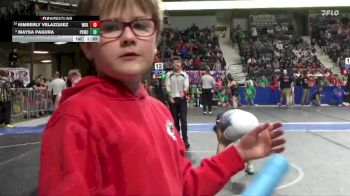 130 lbs Champ. Round 1 - Kimberly Velazquez, Wichita Blue Knights vs Maysa Pagura, Plainville Kids Wrestling Club