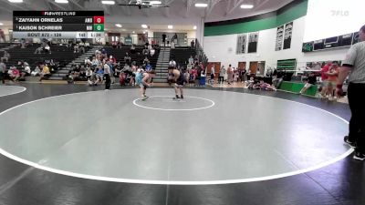 126 lbs 1st Place Match - Kaison Schreier, Mo West vs Zaiyahn Ornelas, AMDG
