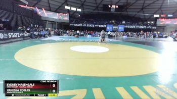 Girls 3A/4A 130 Cons. Round 4 - Vanessa Robles, Kennewick (Girls) vs Sydney Masengale, West Valley (Yakima) (Girls)