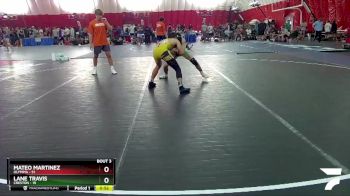 125-125 lbs Round 1 - Mateo Martinez, Olympia vs Lane Travis, Creston