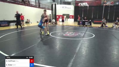 55 kg Consi Of 8 #1 - Dorian Hoffman, Yellow Jacket Wrestling Club vs Eathon Rider, Central Valley RTC