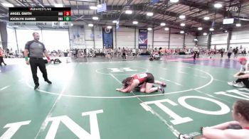 120 lbs Rr Rnd 3 - Angel Smith, Indiana Outlaws Pink vs Jocelyn Danbe, Diesel Wrestling Academy