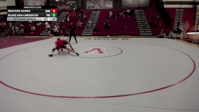 132 lbs 1st Place Match - Brayden Hawes, GRYND Wrestling vs Blake Han-Lindemyer, Pinnacle Wrestling Club