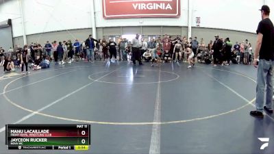 77 lbs Cons. Semi - Jayceon Rucker, Nova WC vs Manu Lacaillade, Front Royal Wrestling Club