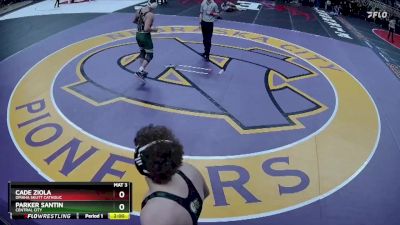 Champ. Round 1 - Cade Ziola, Omaha Skutt Catholic vs Parker Santin, Central City