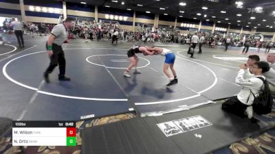 109 lbs Consi Of 16 #2 - Mason Wilson, Threshold WC vs Niko Ortiz, Brawley Union HS