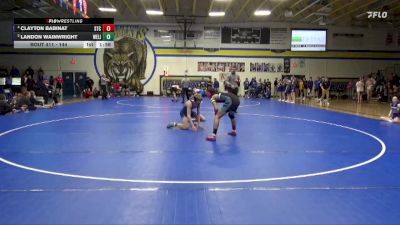 144 lbs 3rd Place Match - Landon Wainwright, West Liberty vs Clayton Babinat, South Tama County