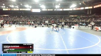 160 lbs Cons. Round 2 - Steffan Olmstead, Fruitland vs Loren Allen, Borah