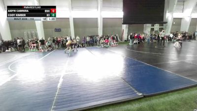 115 lbs Semifinal - Cody Kimber, Box Elder Stingers vs Aidyn Cabrera, RWC- Roy Wrestling Club