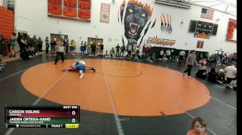 145B Round 2 - Carson Kisling, Shoshoni vs Jaiden Ortega-Hand, Thunder Basin High School