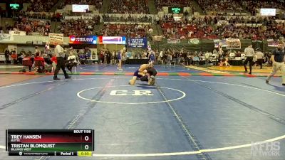 AA - 145 lbs Cons. Round 1 - Tristan Blomquist, Billings West vs Trey Hansen, Butte