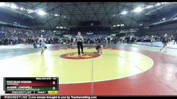 127 lbs Quarterfinal - Macijean Hodgin, Washington vs Audrie Longwell, Thunder Mountain Wrestling Club