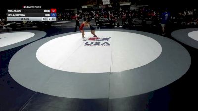 105 lbs Mia Alejo, SDIKWA - San Diego-Imperial Kids Wrestling Association vs Leila Rivera, OCWA - Orange County Wrestling Association